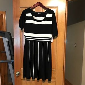 Black and white dress